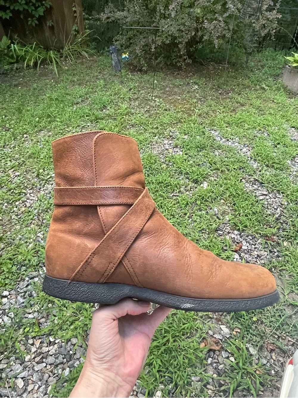 Tod’s Brown Leather Men’s Casual Boots Size 9.5